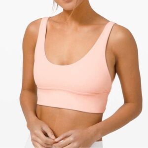 Lululemon Rejuvenated Bra sz 6 NWT ballet slipper/ white reversible